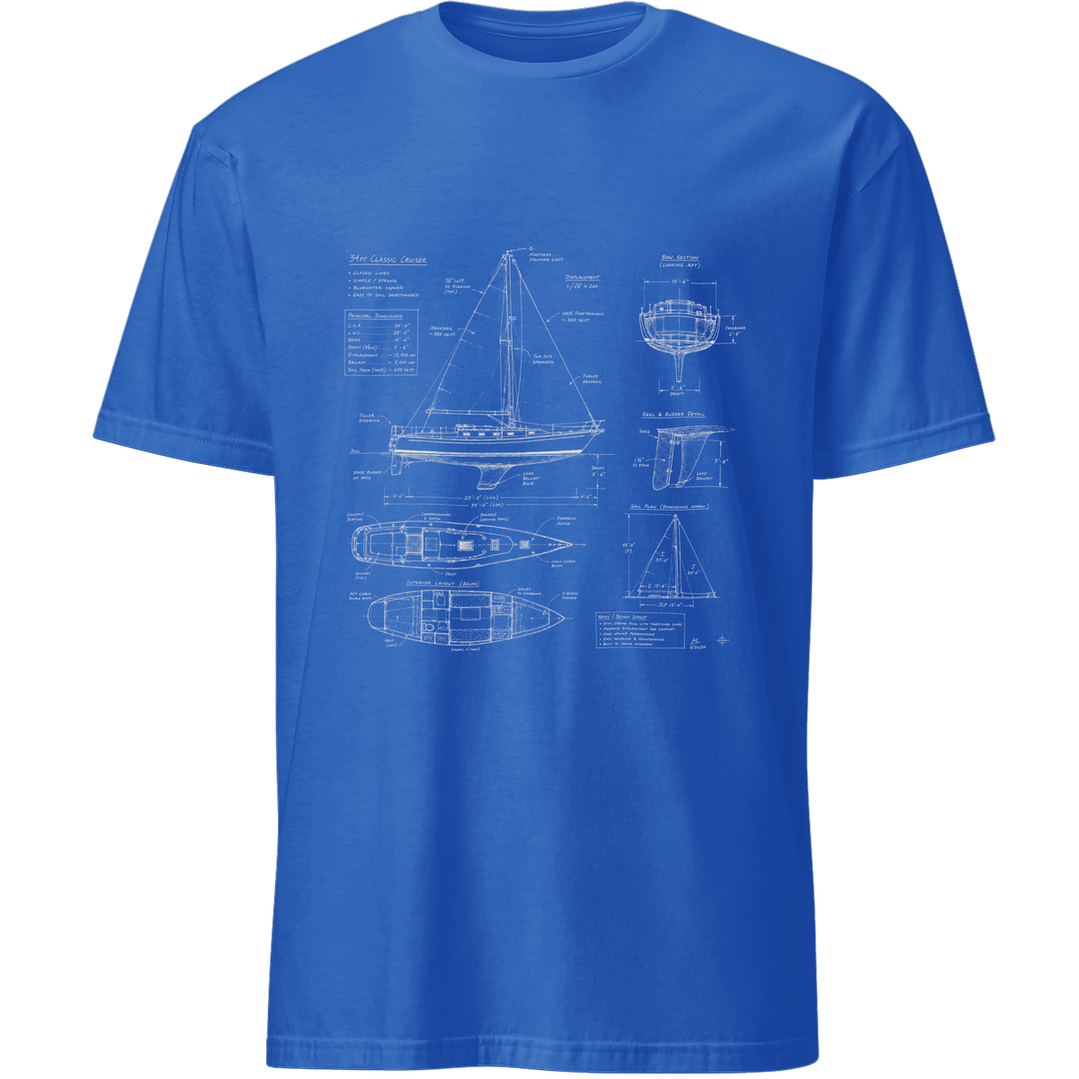 Blueprint Yacht Unisex Tee