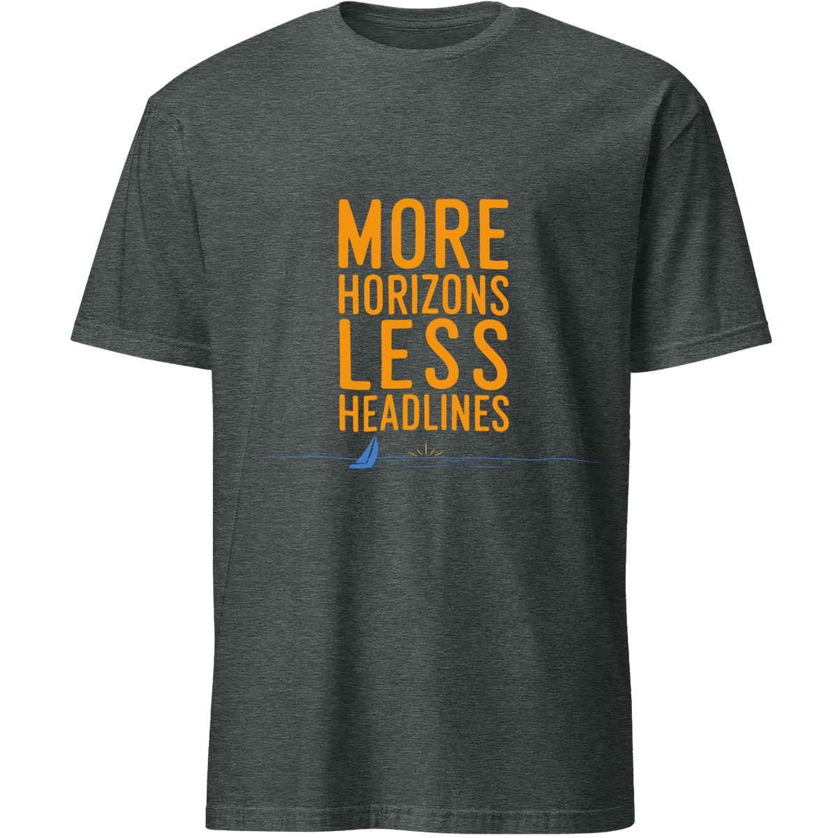 'More Horizons, Less Headlines' Unisex Tee